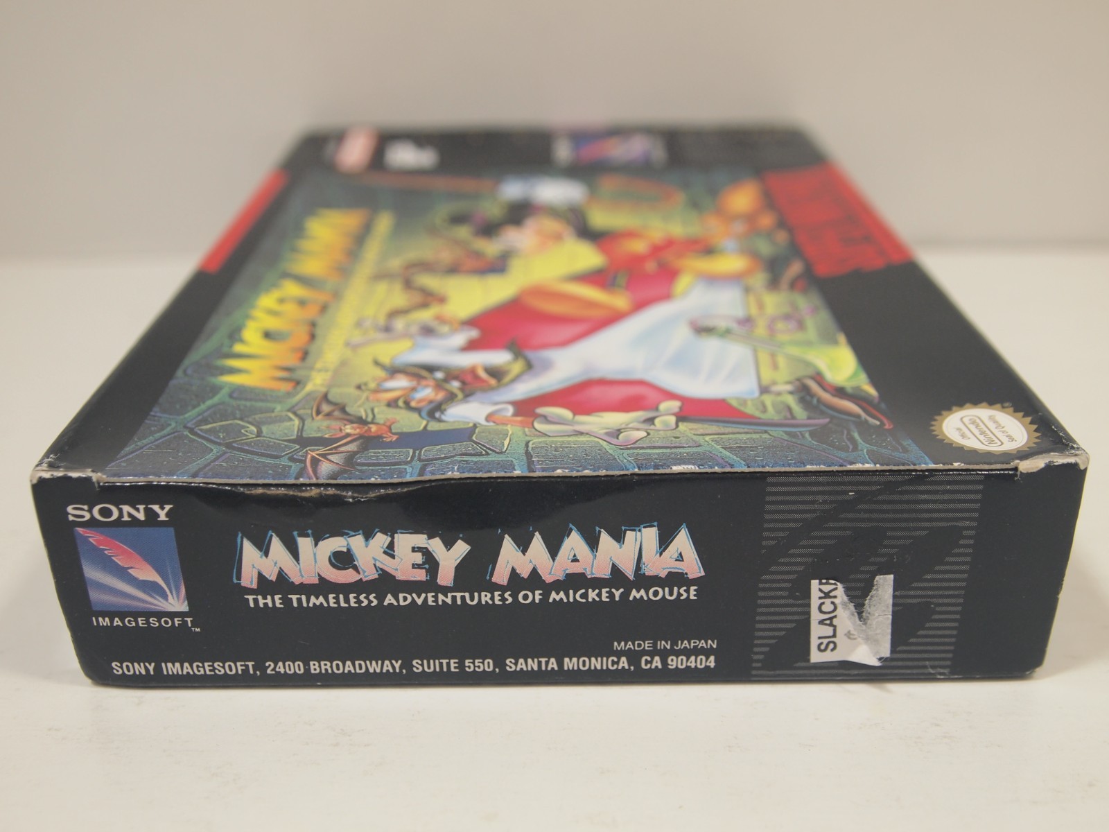 Mickey Mania (Super Nintendo | SNES) Authentic BOX ONLY