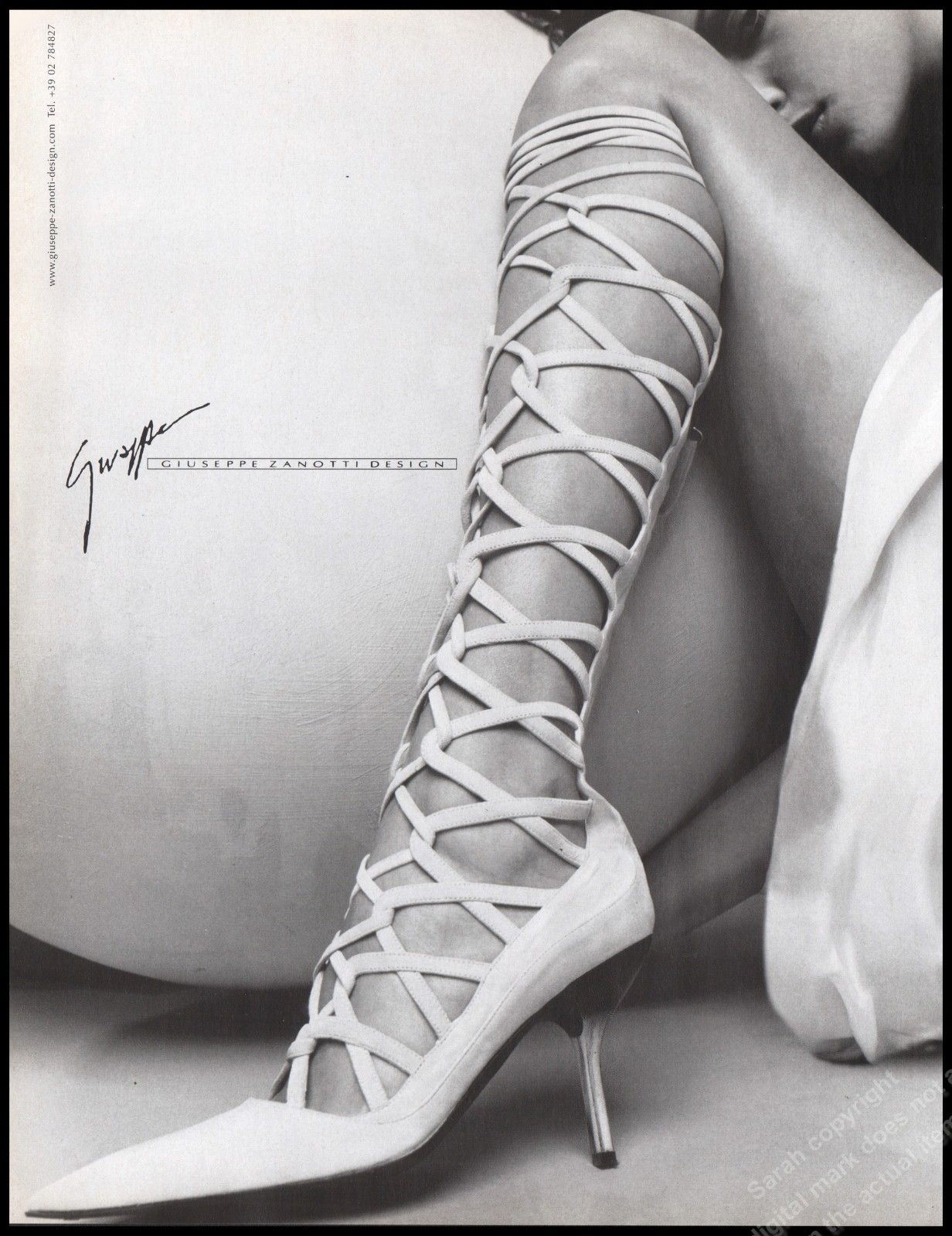 High Heels Zanotti Magazine Print Ad Women Fashion shoes 2002-12B