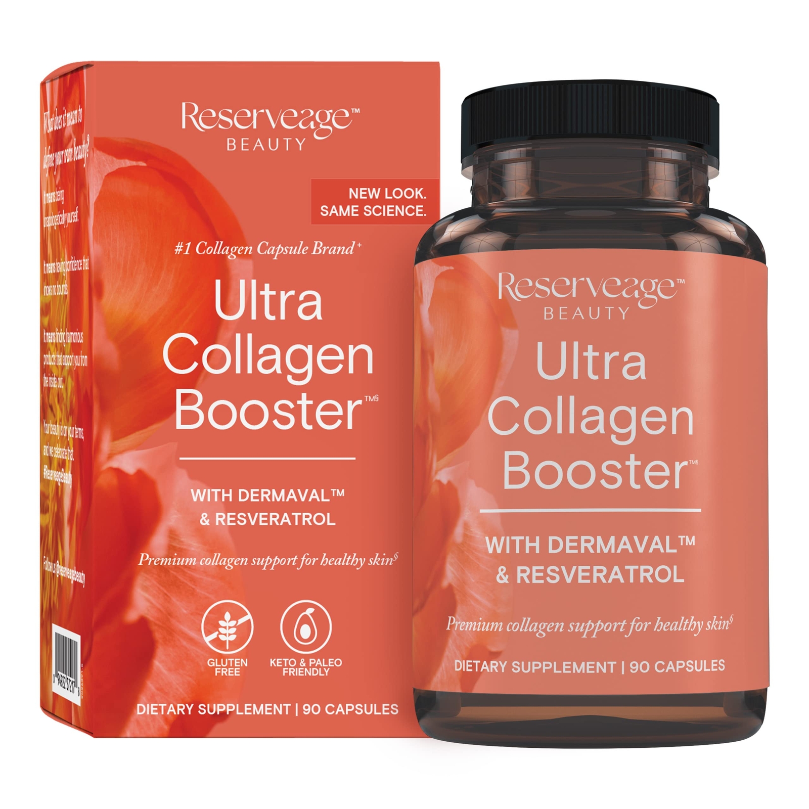 Reserveage Ultra Collagen Booster Supports Healthy Collagen Production 90 Caps