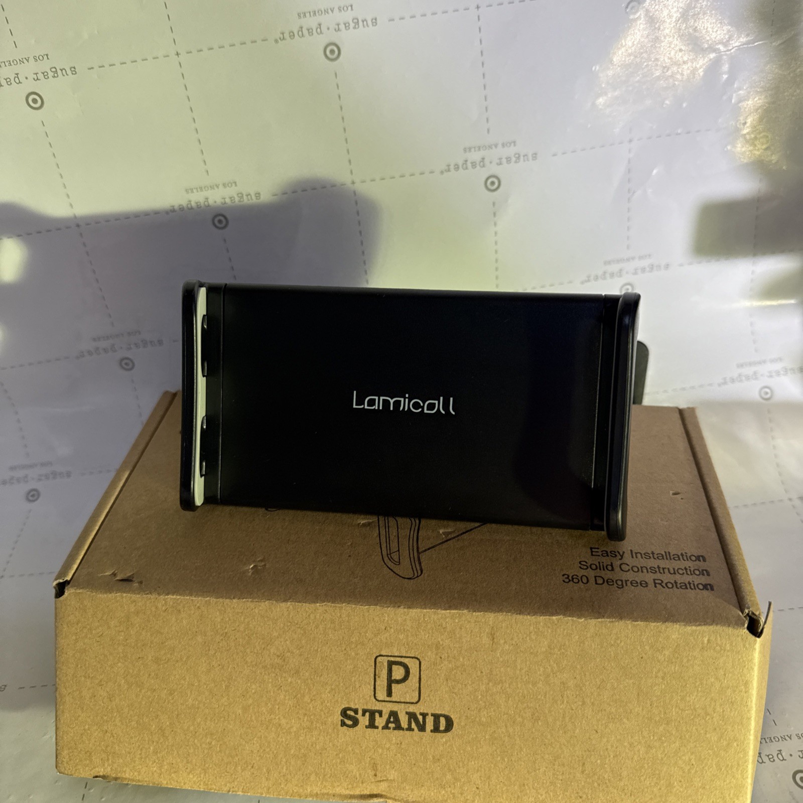 Car Headrest Mount, Lamicall Headrest Tablet Holder - Stand Cradle Compatible...