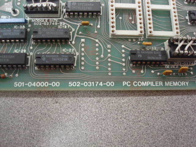 USED Giddings & Lewis 502-03174-00 PC Compiler Memory Board