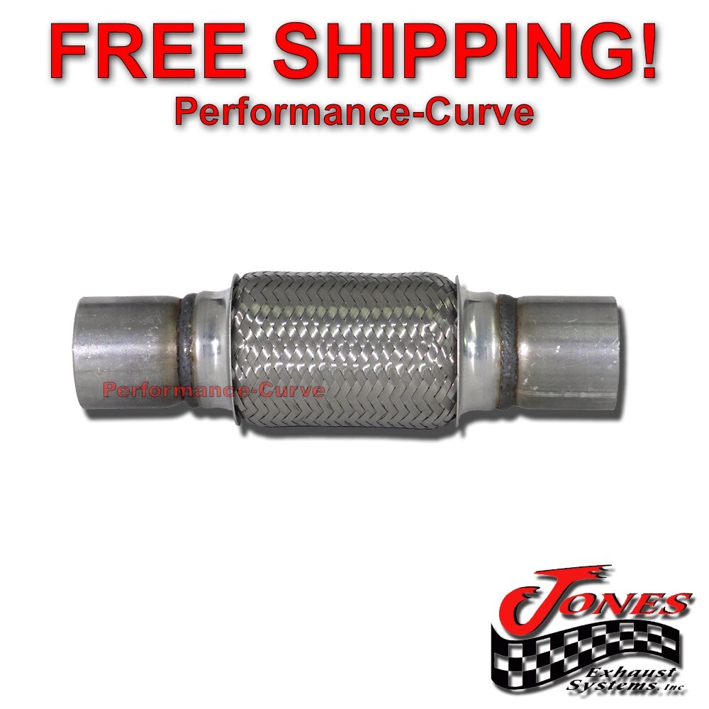 2" x 6" Exhaust Flex Pipe Tube Custom Heavy Duty Stainless Steel Triple Ply