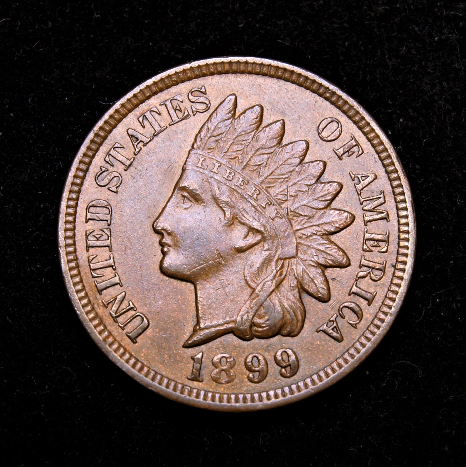 1899 Indian head cent UNC