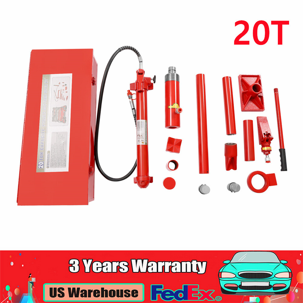 AUTO SHOP TOOL LIFT RAM 20 TON PORTA POWER HYDRAULIC JACK BODY FRAME REPAIR KIT