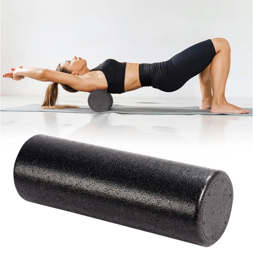 12 Inch High-Density Foam Roller – Solid Core Muscle Massage for Exercise