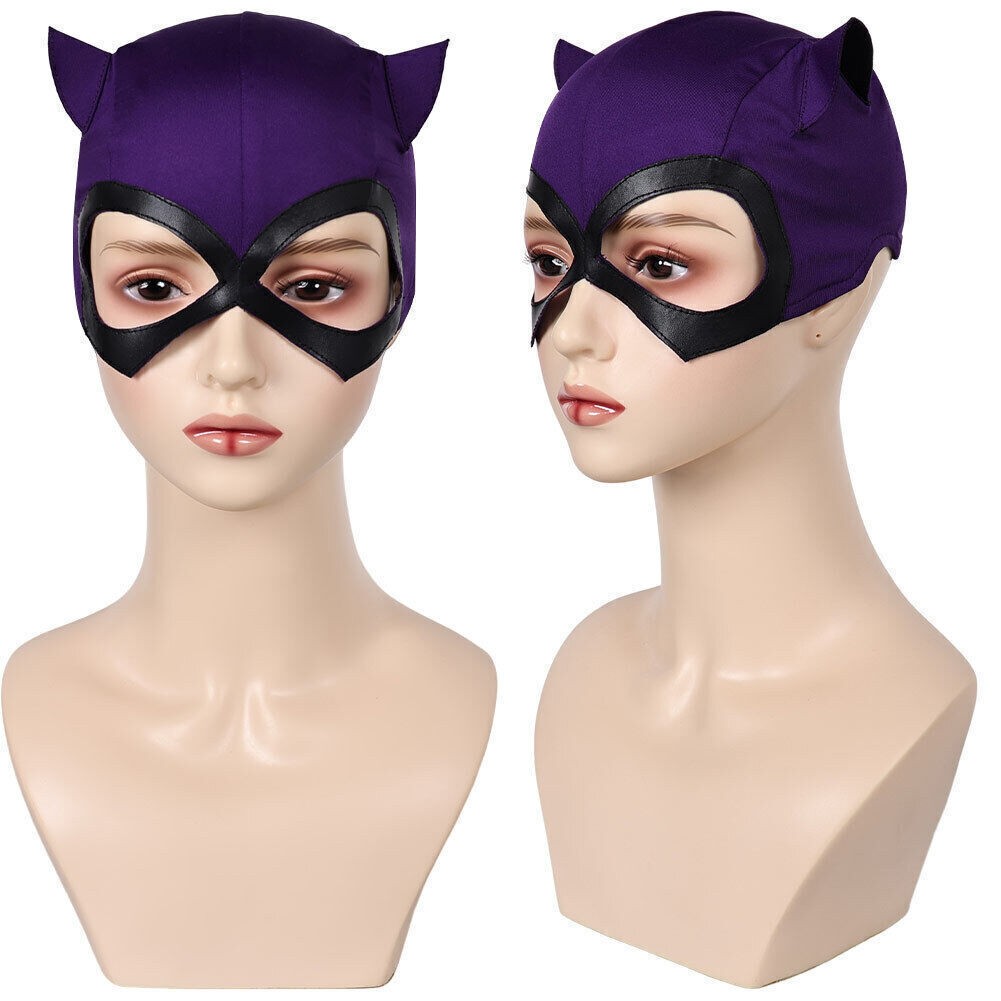 Catwoman Hood Mask Cosplay Props Halloween Carnival Costume Accessories