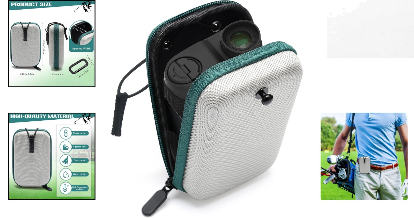 Golf Rangefinder Hard Shell Case - Waterproof & Shockproof Protection
