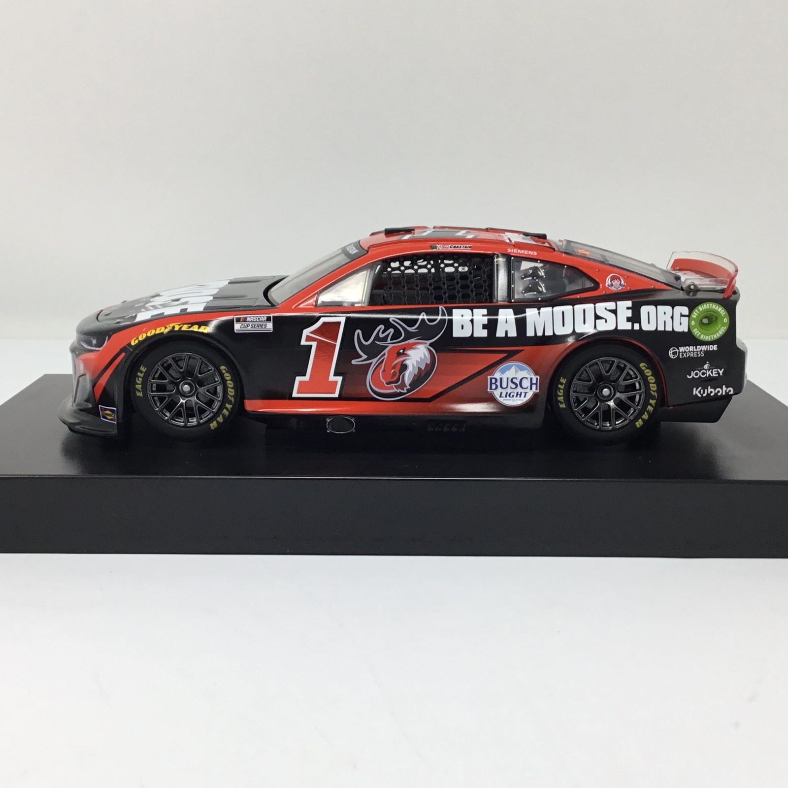 Ross Chastain 2024 Moose Fraternity Foil Number 1:24 Elite Diecast