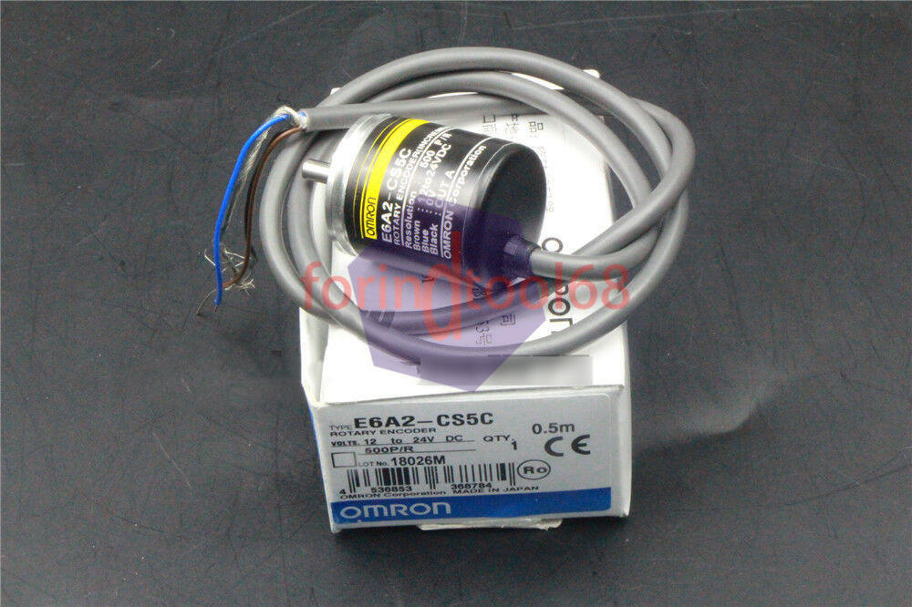 1PCS New OMRON E6A2CS5C E6A2-CS5C 500P/R Rotary Encoder