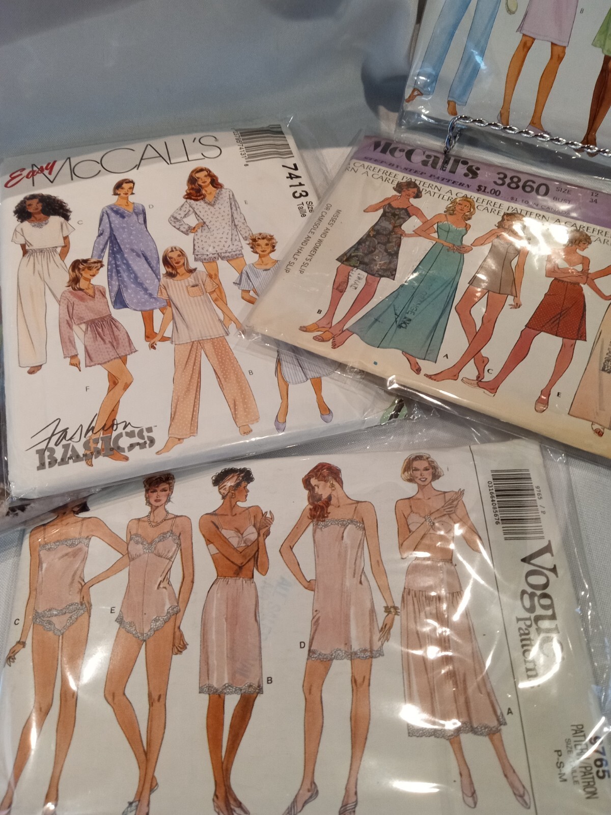 Pajamas, Slips, Robes, Vests & Accessory Sewing Patterns for Women