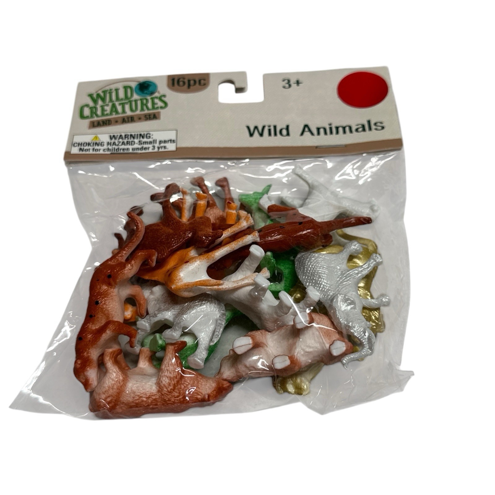 NEW SEALED Wild Animals - 16 Pieces - Wild Land Animals