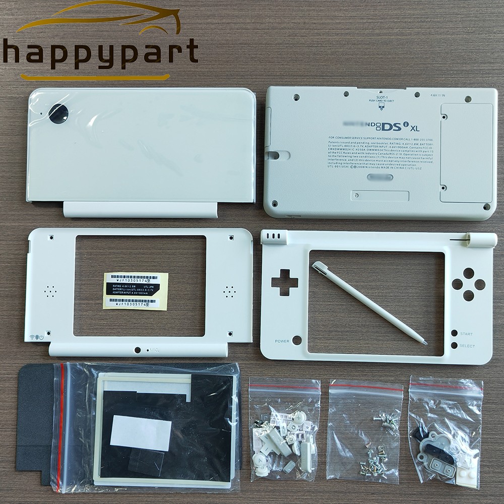 Housing Shell for Nintendo DSi XL Lens Shell Tools Screen Replacement White US