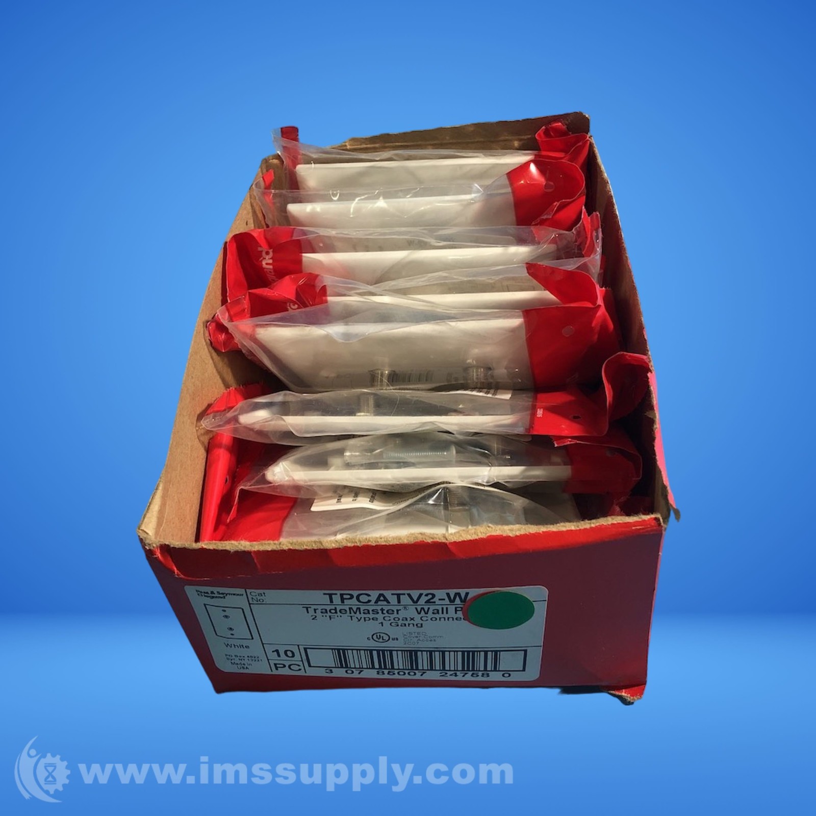 Legrand TPCATV2-W Box of 10 8326