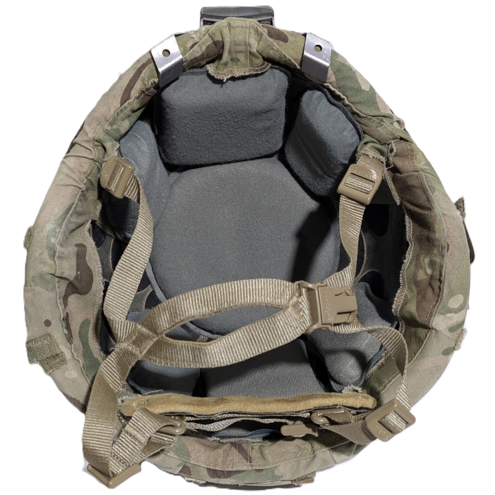 Large ECH Enhanced Combat Helmet w/ NVG Mount and MultiCam Cover
