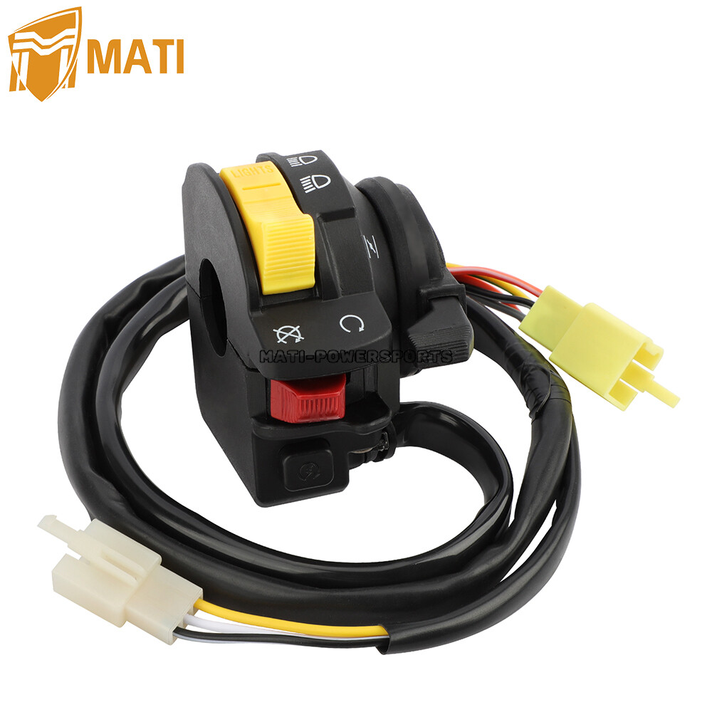 Handlebar Start Stop Switch Headlight for Suzuki QuadRunner 160 LTF160 2000-2004