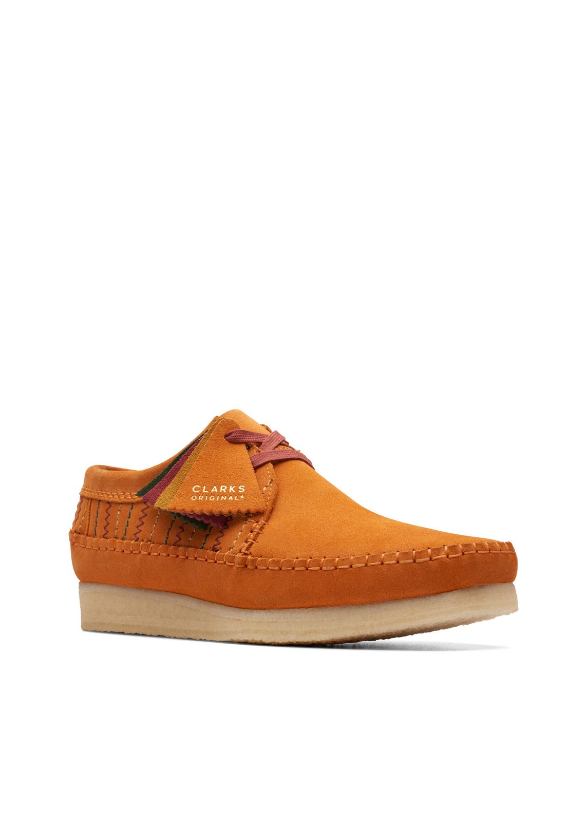 Clarks Originals Weaver Men's Burnt Orange Combination Shoes ALL SIZE - 26174517