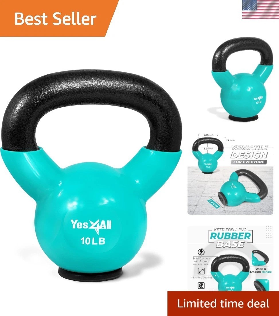 Versatile Kettlebell Set for Women 10-65 lbs - Strength Training & Home Gym