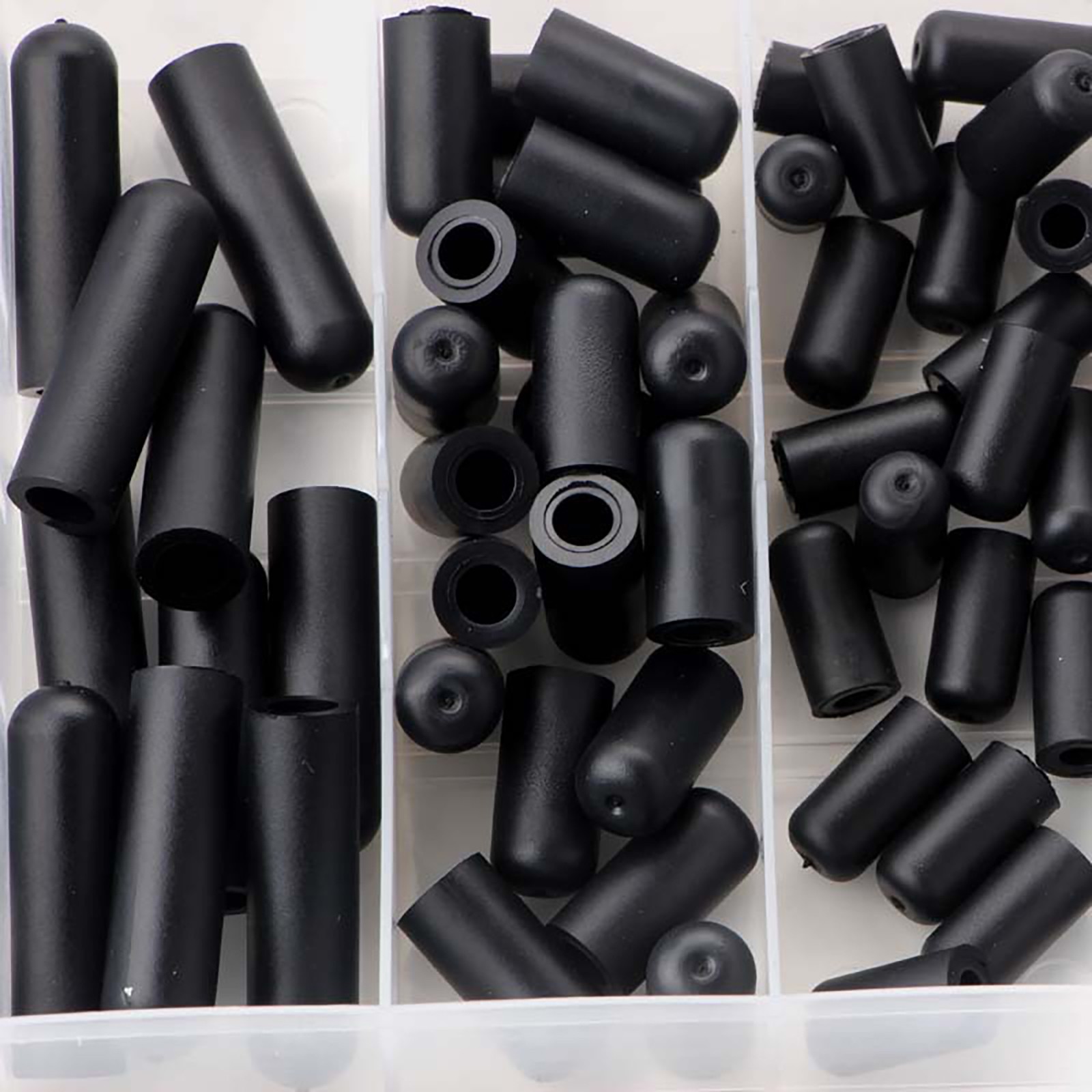 Vacuum Line Cap Silicone Hose Cap Block Off Assortment kit For Pipelines 80Pcs