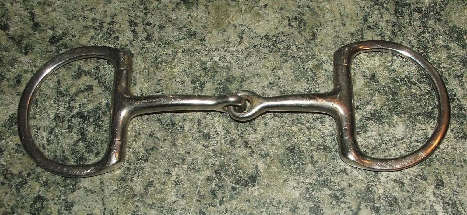 Stainless Steel Used D-Bit 4 3/4 inch Snaffle bit