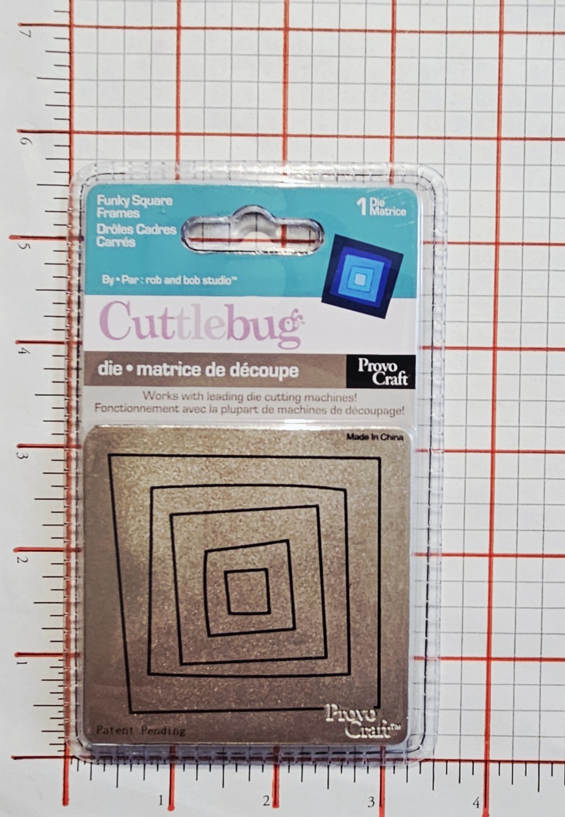 HEARTS STARS WONKY SQUARE Cuttlebug Cutting Dies Concentric Shapes TLS