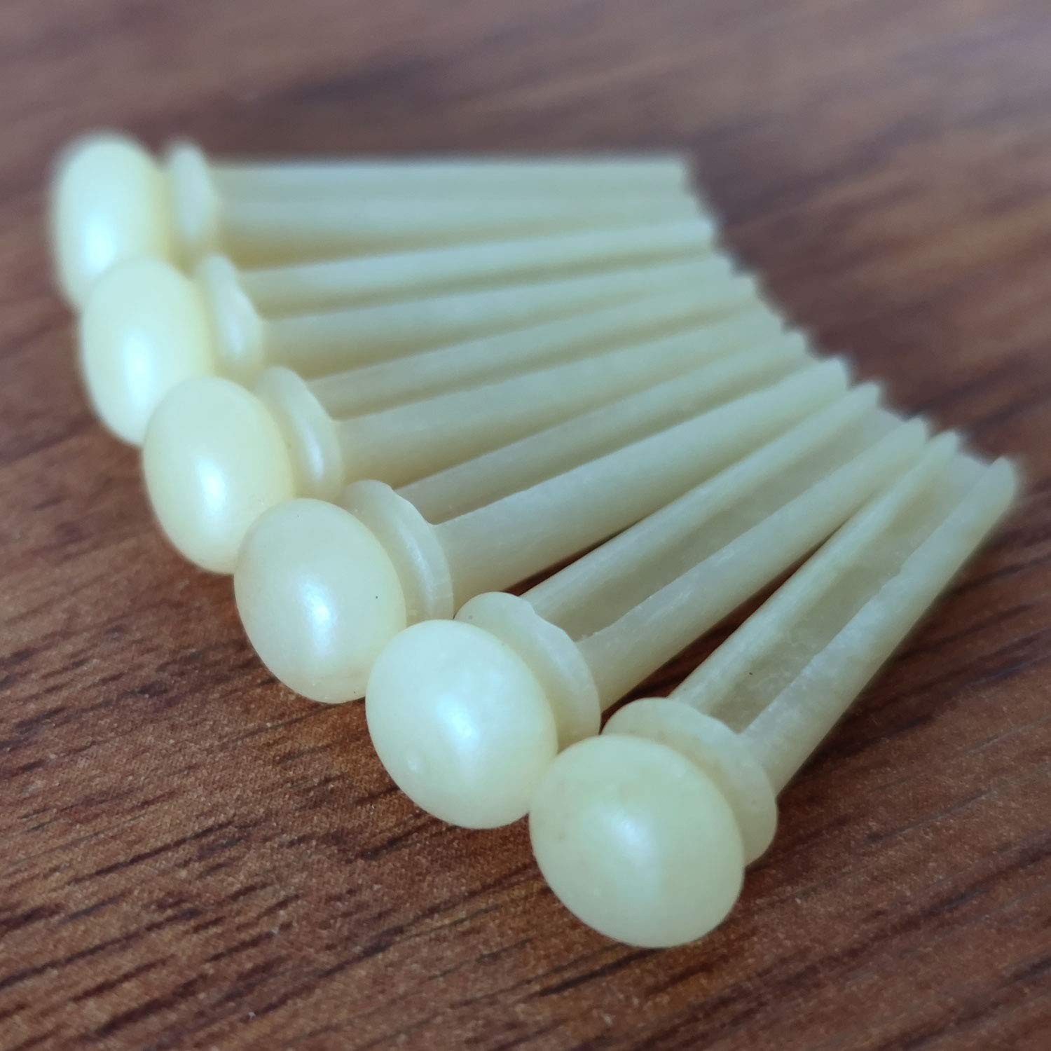 Vencetmat Acoustic Guitar Bridge Pins, Pin Remover Set, Pure Bone, Unb