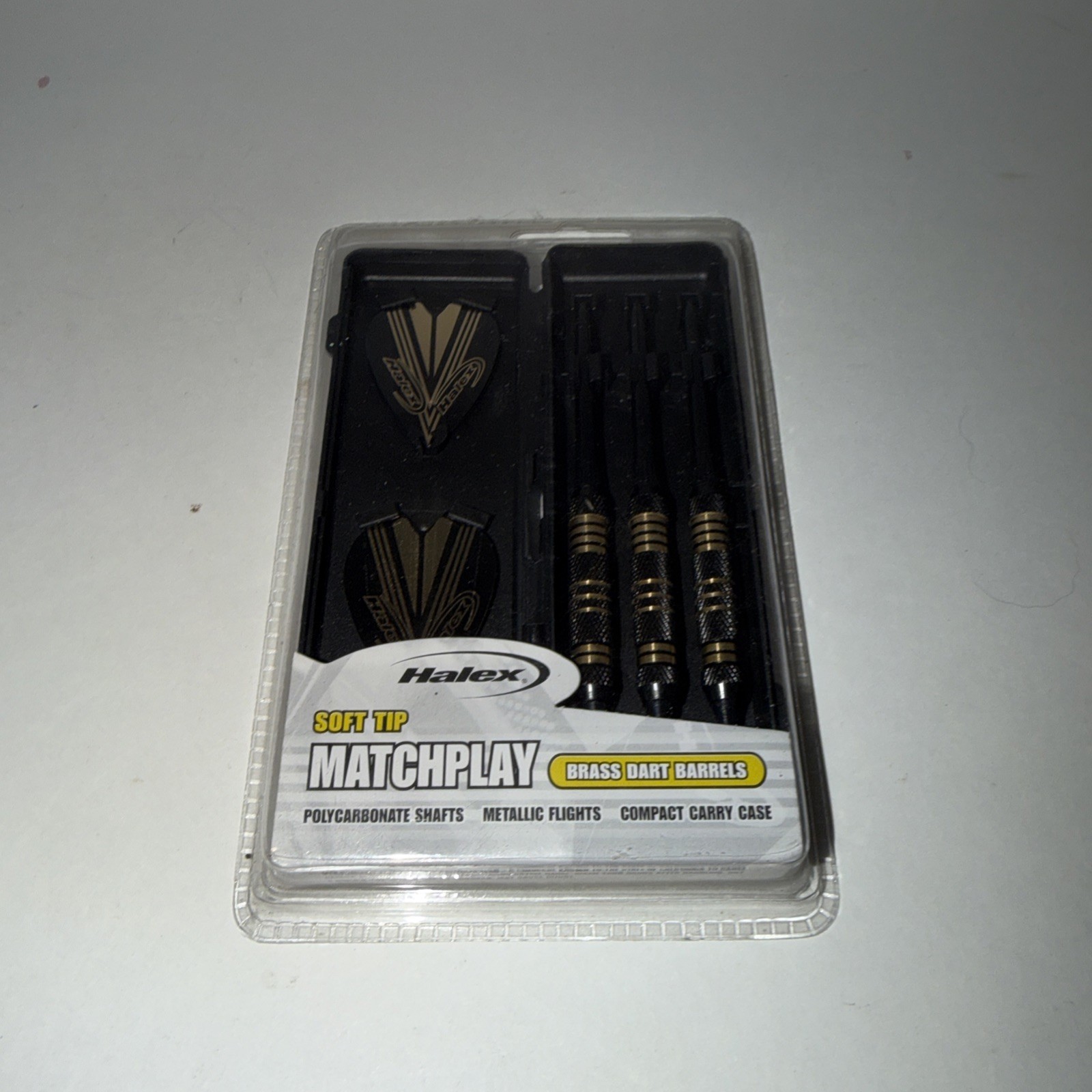 Halex Brass 15 Grams Brass Soft Tip Darts w/ Carrying Case
