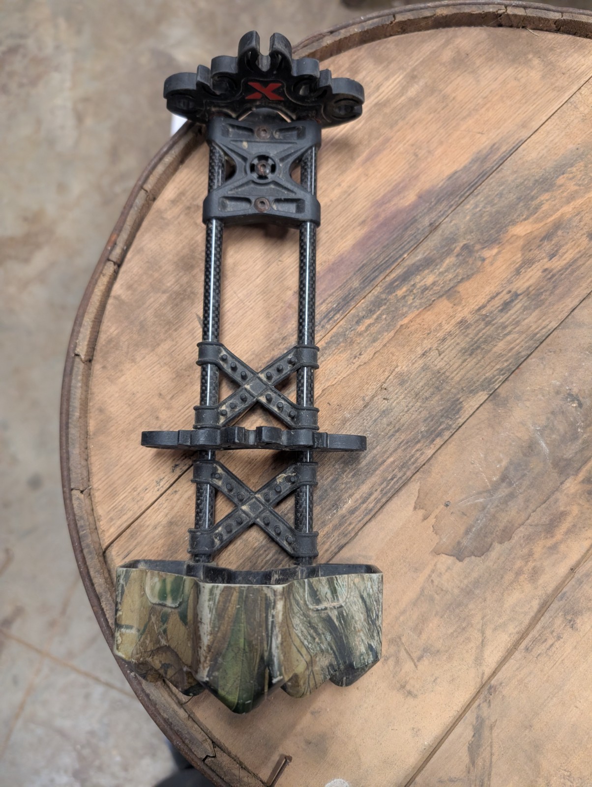 Hoyt Carbon Matrix Compound Bow Loaded