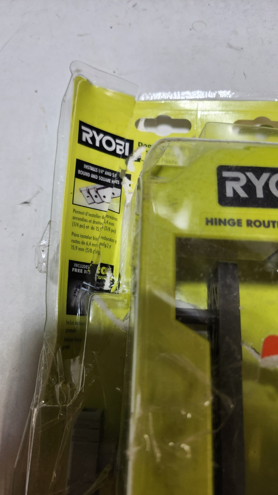 RYOBI Door Hinge Router Template & Door Latch Installation Kit Set Used
