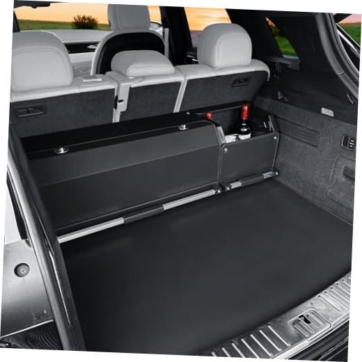 Car Trunk Organizer, Collapsible Leather Car Trunk 41" x 11.4" x 12.2" Black