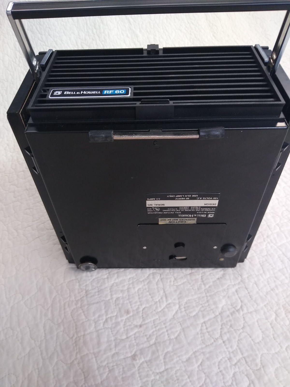 Vintage Bell & Howell RF 60 slide projector cube