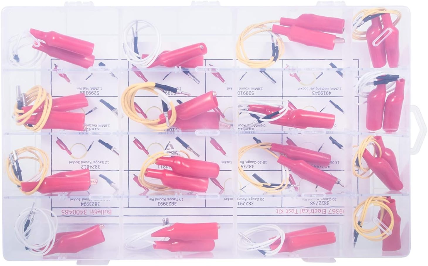 16Pcs Electrical Test Lead Kit 5299367 for Cummins Circuit Connection/Experiment