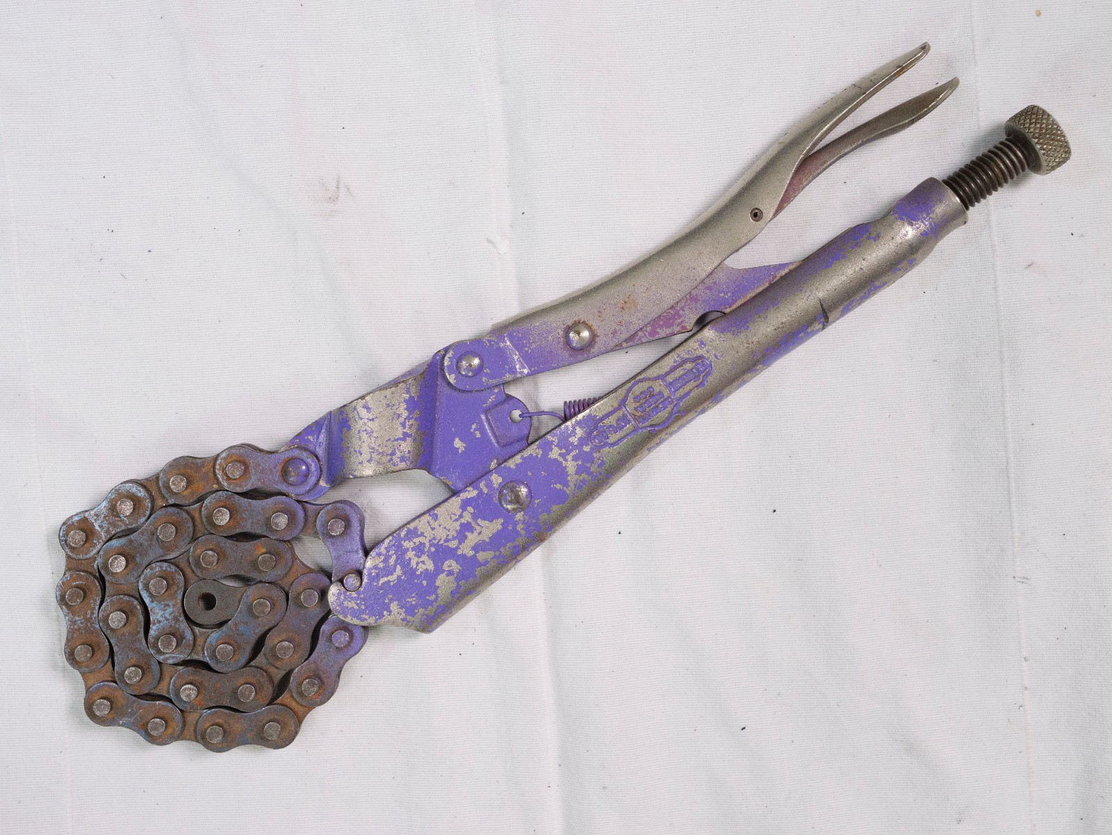 Well used Matthews Chain Vice Grip with Lighting / Grip Setup, NO POSTS