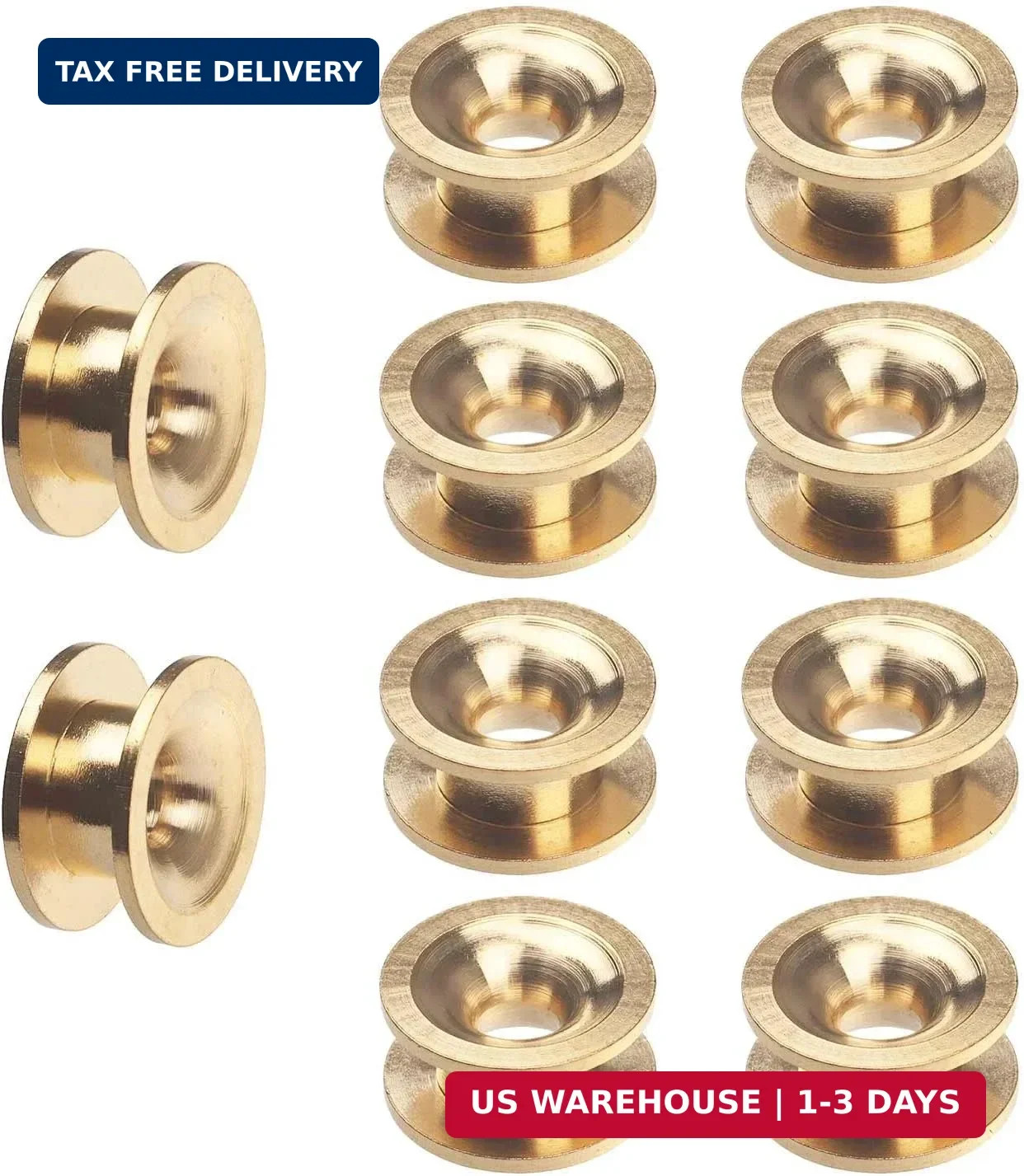 10 Pieces Brass Sleeves Trimmer Parts for Troy-Bilt, Craftsman | Universal Grass