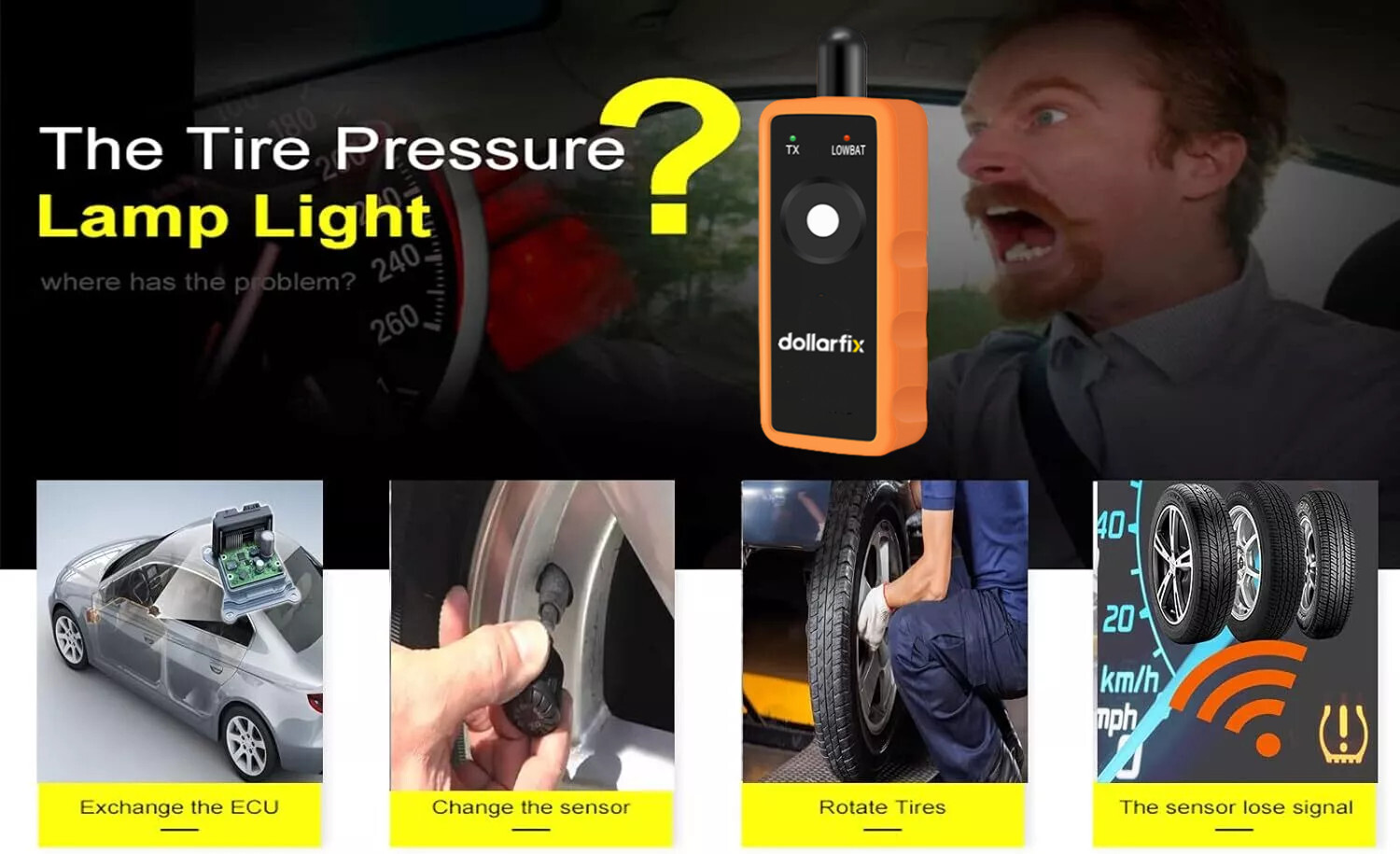 EL-50448 Universal TPMS Reset Tool Relearn Tool Auto Tire Pressure Sensor For GM