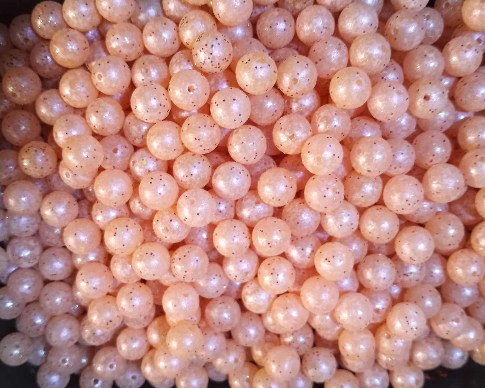 GLO ROE PURPLE IRIDESCENT GLITTER UV Trout & Steelhead Bead 6mm, 8mm, 10mm, 12mm