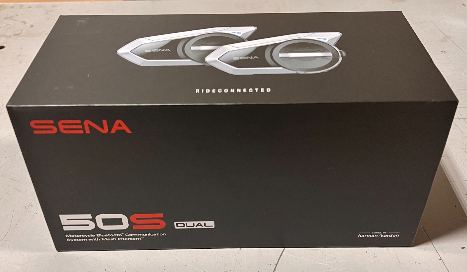 SENA 50S-10D Dual Motorcycle Bluetooth Harman Kardon Headset HD Speakers