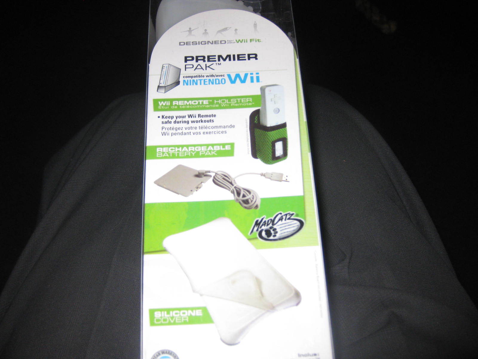 Madcatz Premier Pak Designed For NINTENDO Wii Fit Holster/Battery Pk/Cover NIB