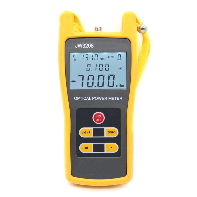 Handheld Optical Power Meter Tester Fiber Optical Power Meter Range -70~+3dBm