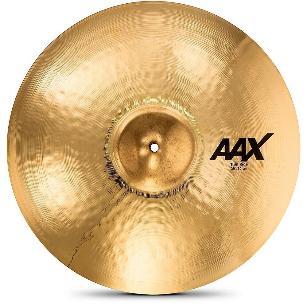 Sabian AAX 20" Thin Ride Cymbal/Brillant Finish/Model # 22010XCB/1958 Grams