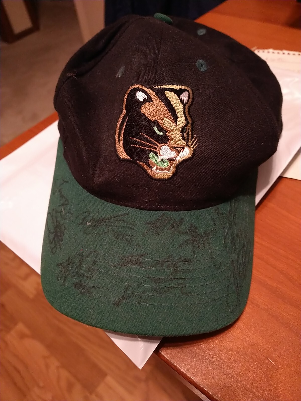 Kane County Cougars Signed Hat Used