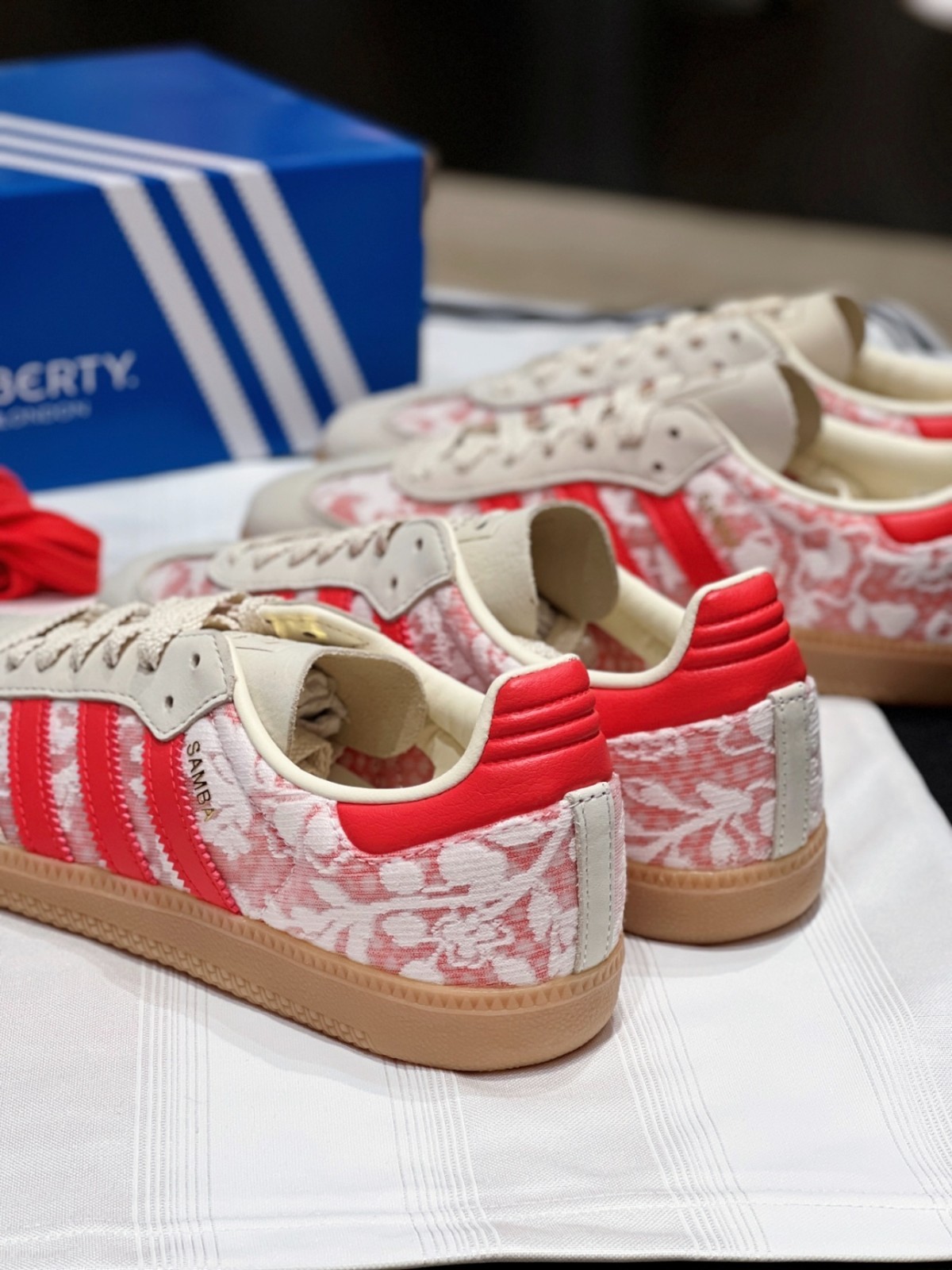 Adidas Samba Og Liberty London Better Scarlet Women's - JR8841 Shoes