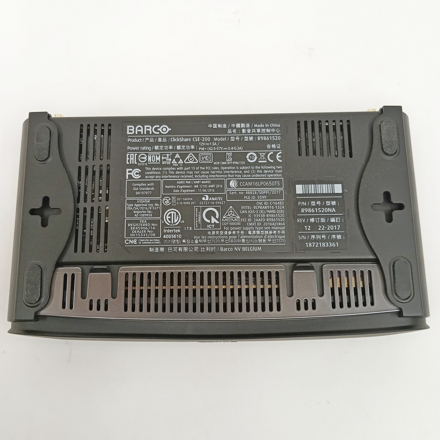 Barco Clickshare CSE-200 NA - R9861520NA