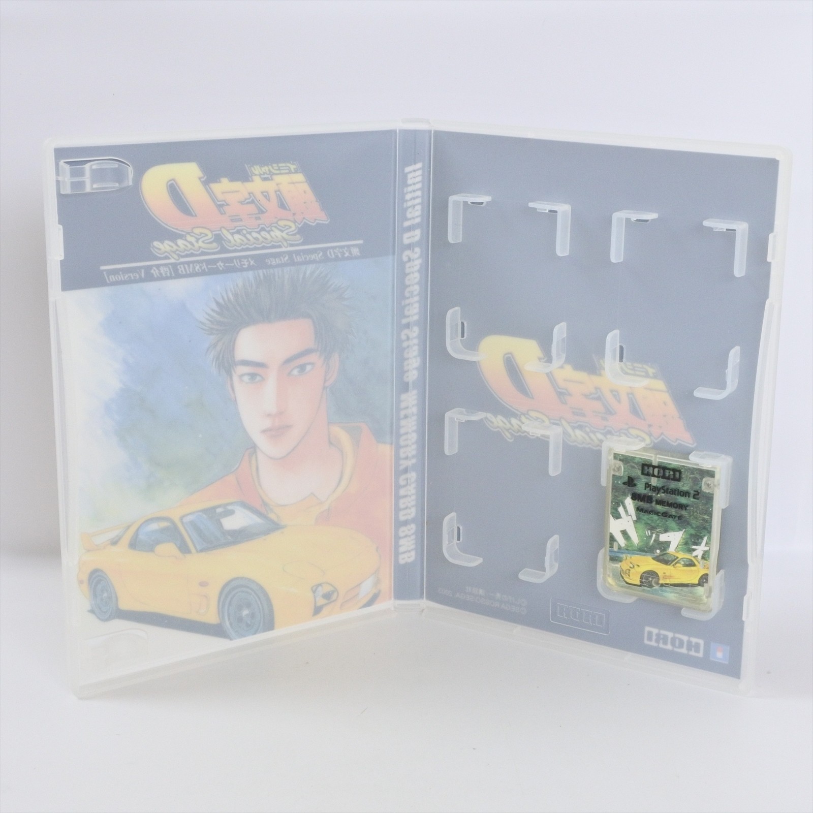 HORI PS2 Playstation 2 Memory Card INITIAL D Keisuke 8MB with Case 9300
