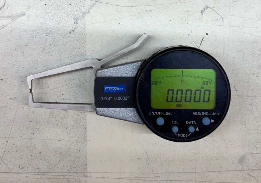 Fowler Outside Caliper Gauge , range 00-.40,  .0002