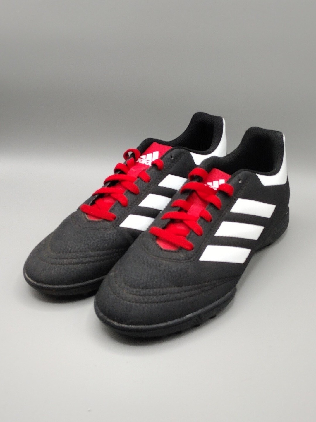 Adidas Mens Goletto 6 G26370 Black Soccer Cleats Shoes Sneakers SZ 6