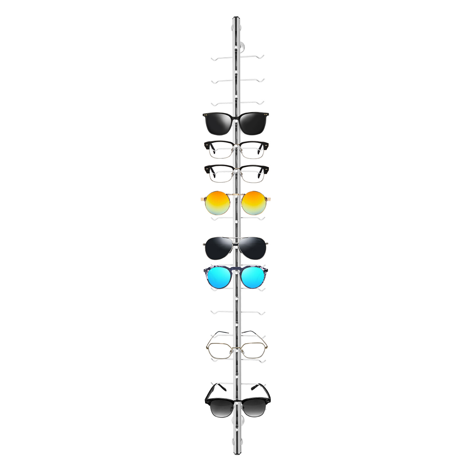Wall Mounted Sunglasses Storage Organizer Eyeglasses Holder Stand Display Stand