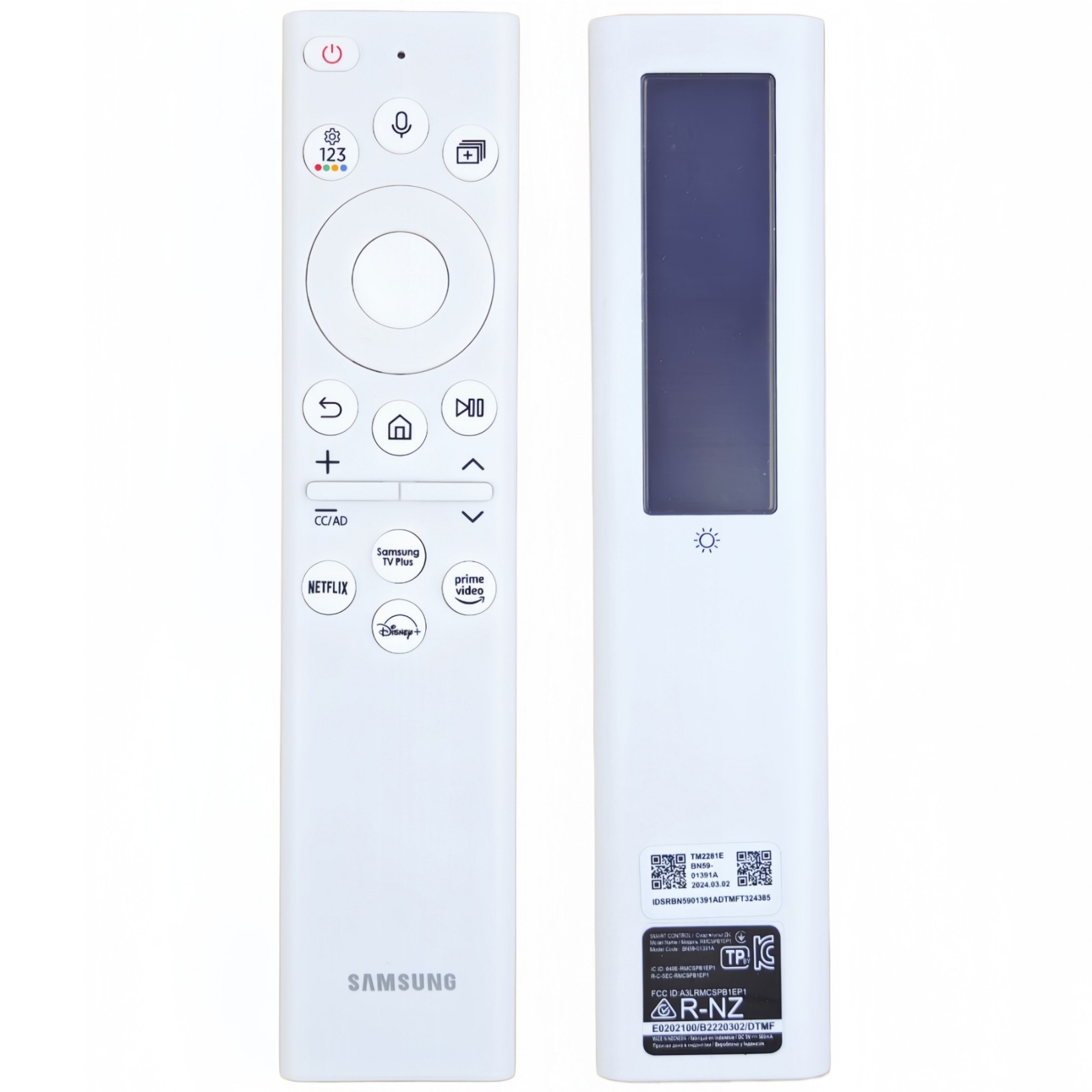New Samsung BN59-01391A Solar Cell Voice Remote Control for Samsung Smart TVs