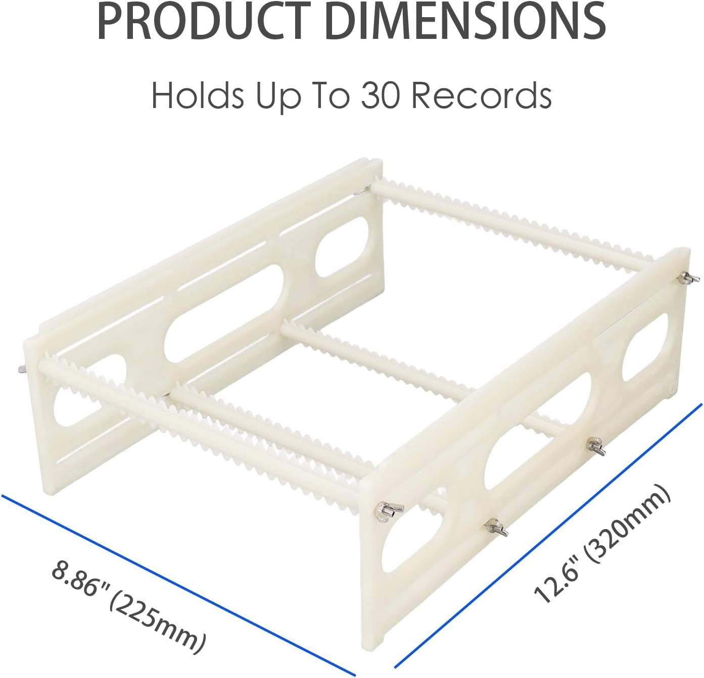Record Drying Rack ABS Plastic Sawtooth Design Vinyl Record Storage Holder Once