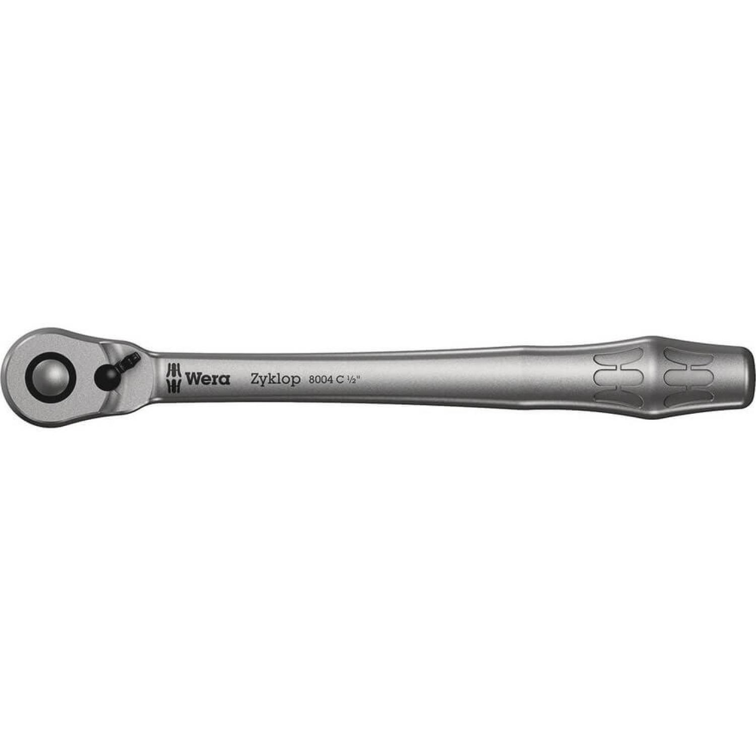 Wera 05004064001 8004C Zyklop Metal Ratchet with Switch Lever and 1/2" Drive