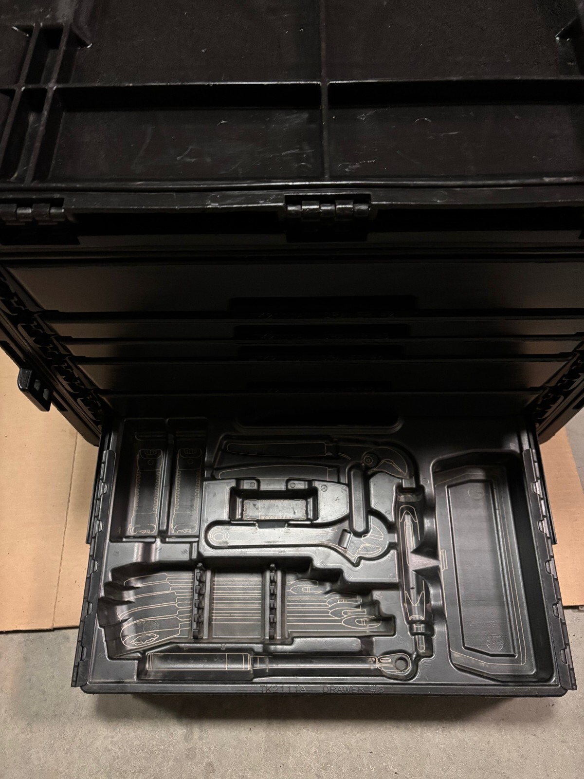 SNAP ON SMALL ARMS TOOL KIT BOX 6 DRAWER WITH TOOL LAYOUT TK-2111-A